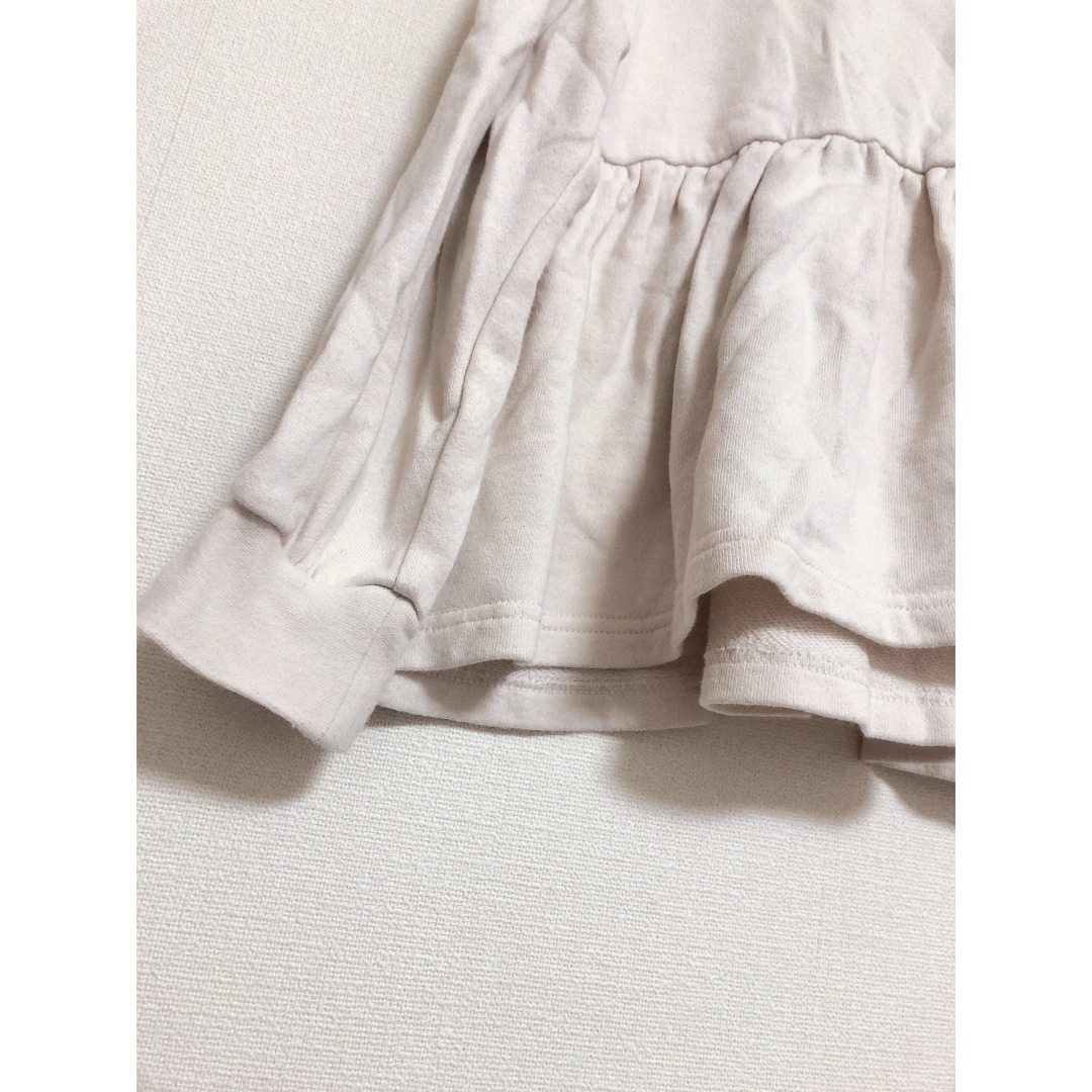 apres les cours(アプレレクール)のapres les cours ゆったりフリルトレーナー　アプレレクール キッズ/ベビー/マタニティのキッズ服女の子用(90cm~)(Tシャツ/カットソー)の商品写真