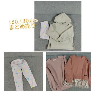 ユニクロ(UNIQLO)のまとめ売り4点　120.130サイズ　女のコ(Tシャツ/カットソー)