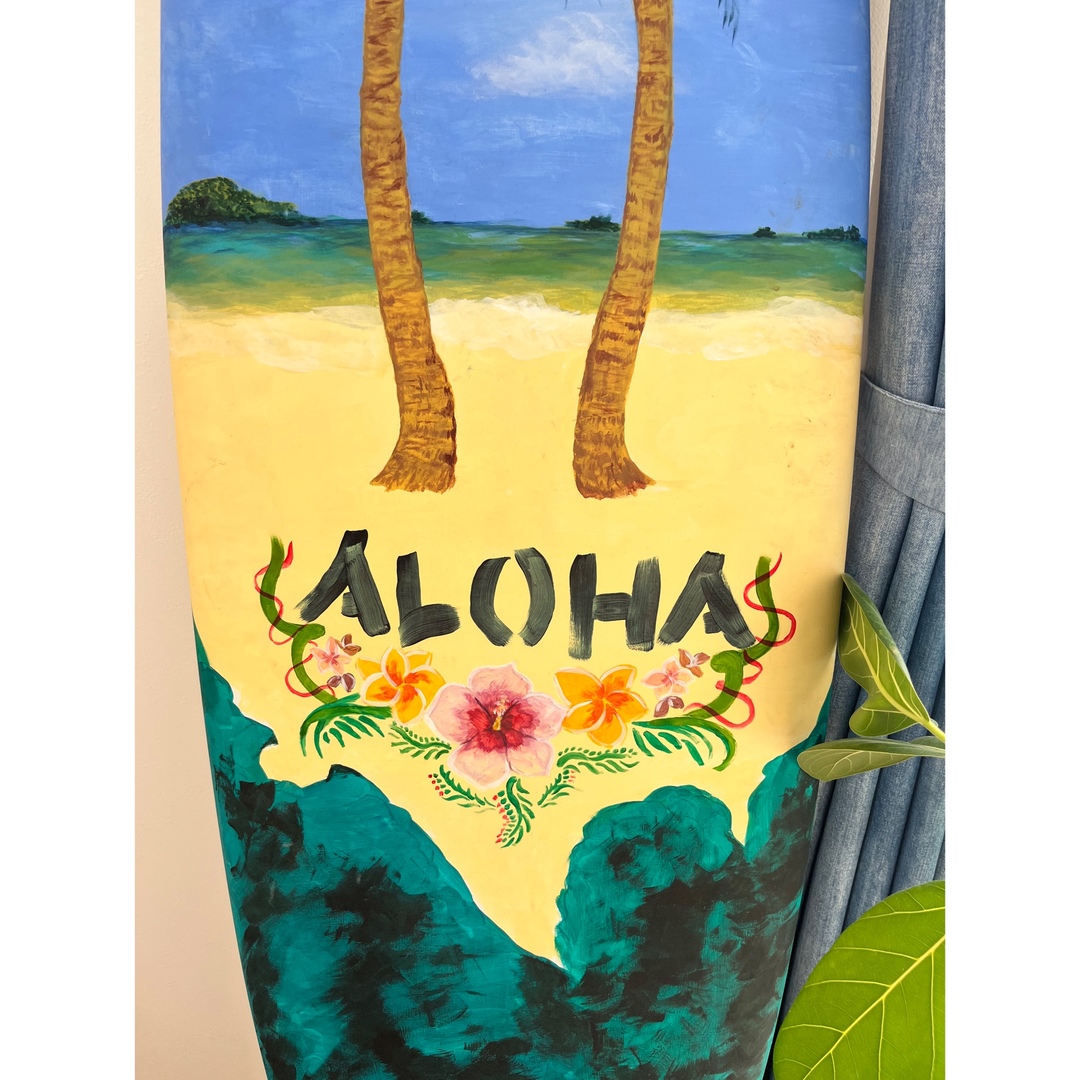 サーフボード インテリア 置物 ハワイアン デザイン 絵 SURF サーフボード インテリア 置物 ハワイアン デザイン 絵 SURF
