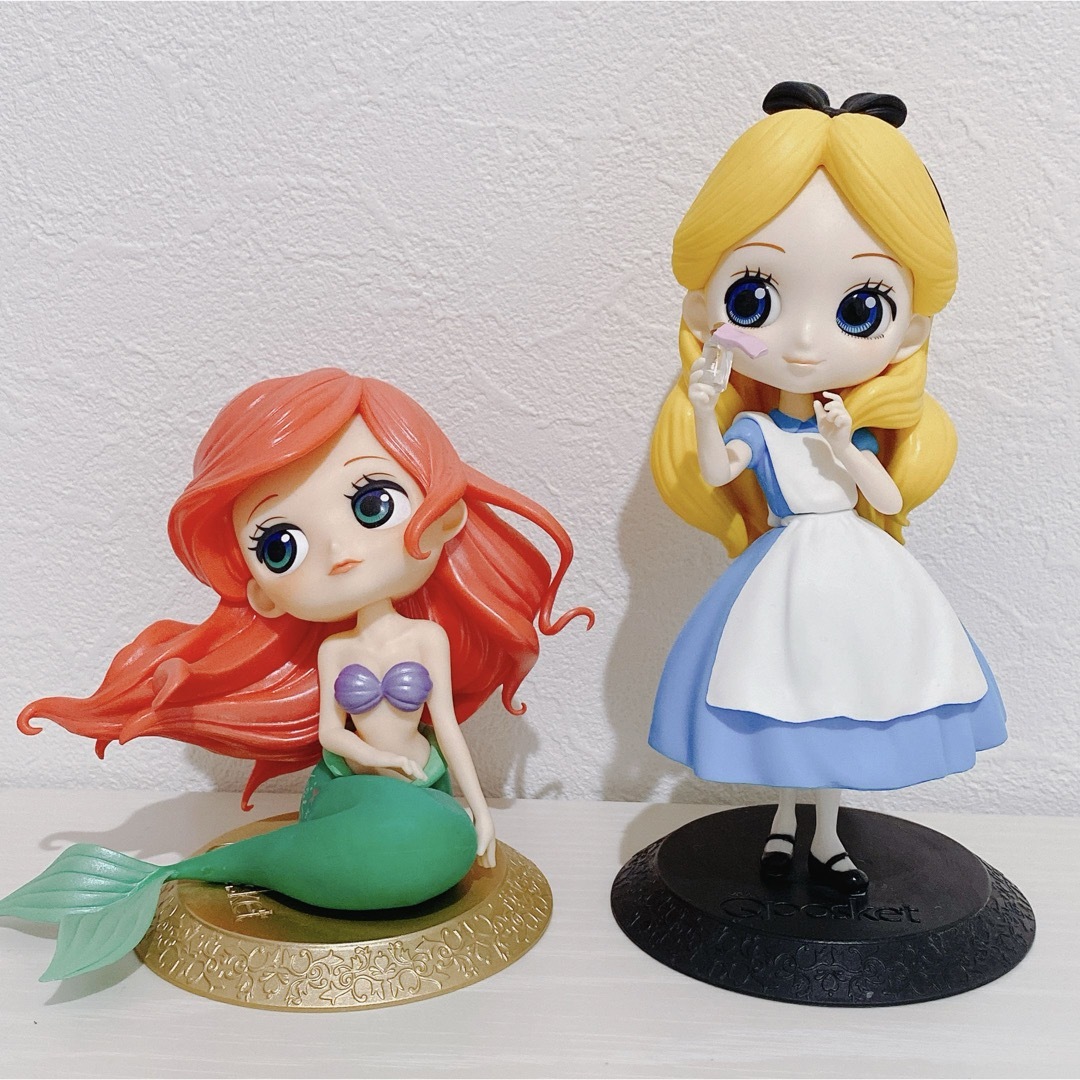 【美品】キューポスケット ディズニー プリンセス セット エンタメ/ホビーのおもちゃ/ぬいぐるみ(キャラクターグッズ)の商品写真