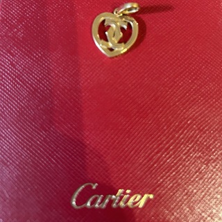 カルティエ(Cartier)のカルティエ  ペンダントトップ　ハート　ピンクゴールド  (チャーム)