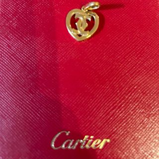 カルティエ(Cartier)のカルティエ  ペンダントトップ　ハート　ピンクゴールド  (チャーム)