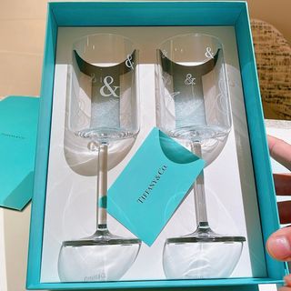 ティファニー(Tiffany & Co.)の【HS様専用】ティファニー　アンパーサンド　ペアワイングラス　(グラス/カップ)