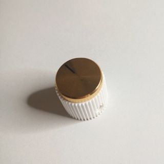 リッペルノブ　おしゃれ質感　ホワイトゴールド　WhiteGold  6.35mm(エフェクター)