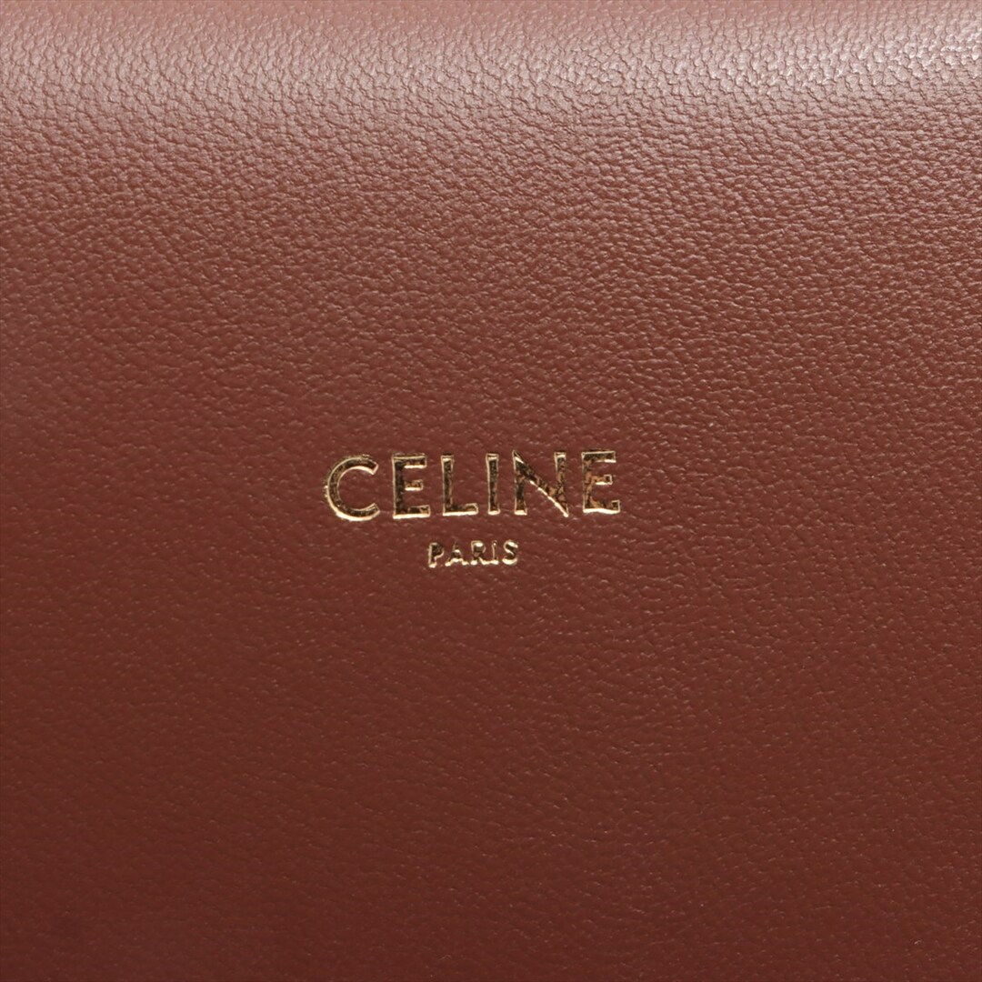 celine(セリーヌ)のセリーヌ  レザー  ブラウン レディース ポーチ レディースのファッション小物(ポーチ)の商品写真