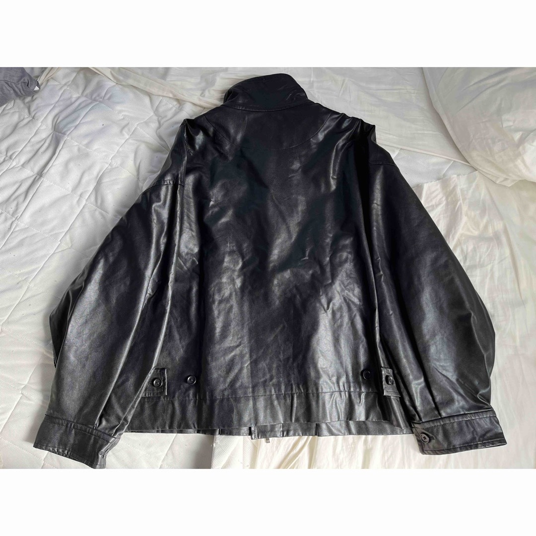 stein(シュタイン)の定価85000円　stein FAKE LEATHER BOA JACKET メンズのジャケット/アウター(レザージャケット)の商品写真