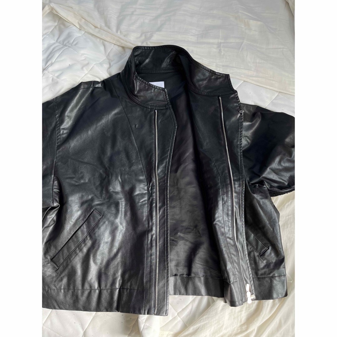 stein(シュタイン)の定価85000円　stein FAKE LEATHER BOA JACKET メンズのジャケット/アウター(レザージャケット)の商品写真