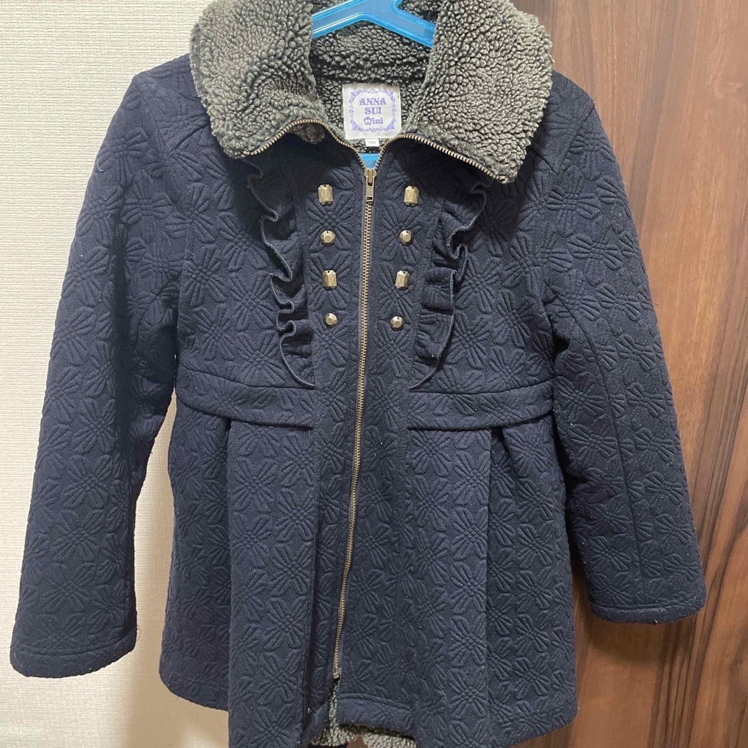 ANNA SUI mini(アナスイミニ)のアナスイミニ　コート　サイズ120 キッズ/ベビー/マタニティのキッズ服女の子用(90cm~)(コート)の商品写真