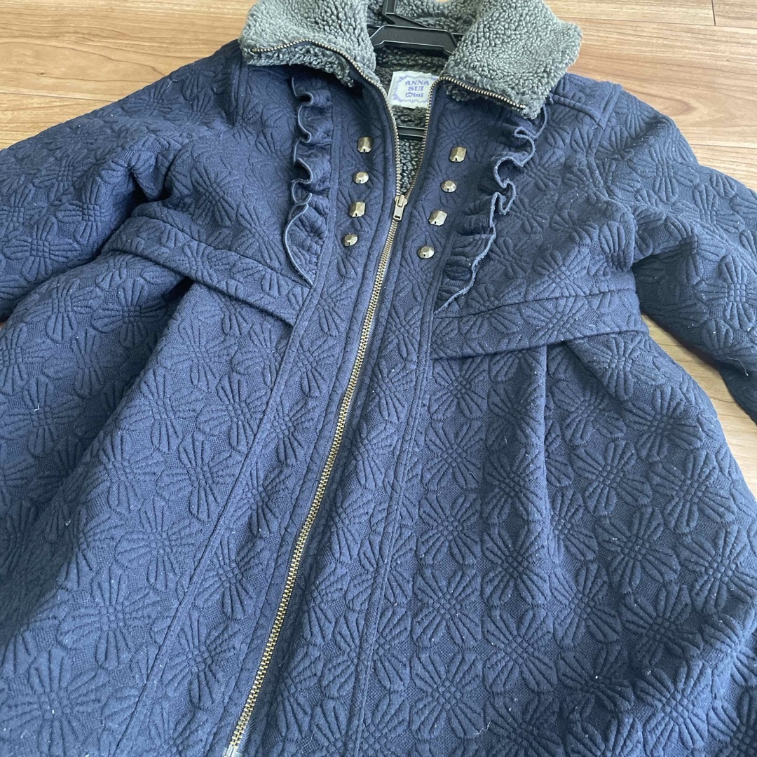 ANNA SUI mini(アナスイミニ)のアナスイミニ　コート　サイズ120 キッズ/ベビー/マタニティのキッズ服女の子用(90cm~)(コート)の商品写真