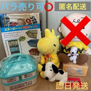 スヌーピー(SNOOPY)のスヌーピー まとめ売り 6点セット 収納ボックス ぬいぐるみ マグカップ 他(キャラクターグッズ)