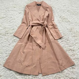 美品✨フォクシー 高級カシミヤ100% ロングコート 裏地レース ベージュ F