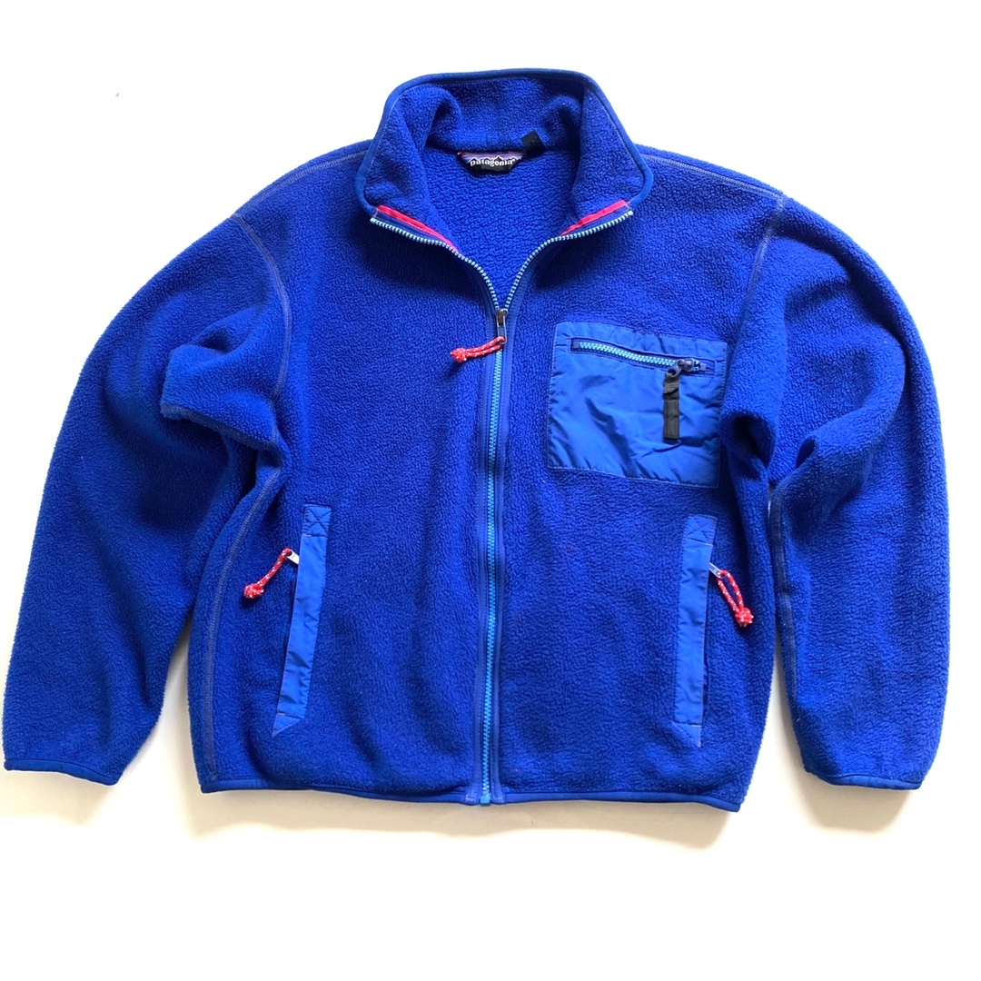 patagonia(パタゴニア)のパタゴニア フリース アウター 青 ジャケット キッズ レディース キッズ/ベビー/マタニティのキッズ服男の子用(90cm~)(ジャケット/上着)の商品写真