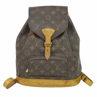 ルイヴィトン(LOUIS VUITTON)の本物 ルイヴィトン LOUIS VUITTON LV モンスリ MM リュックサック バックパック モノグラム ブラウン M51136 Montsouris ビトン バッグ 中古(リュック/バックパック)