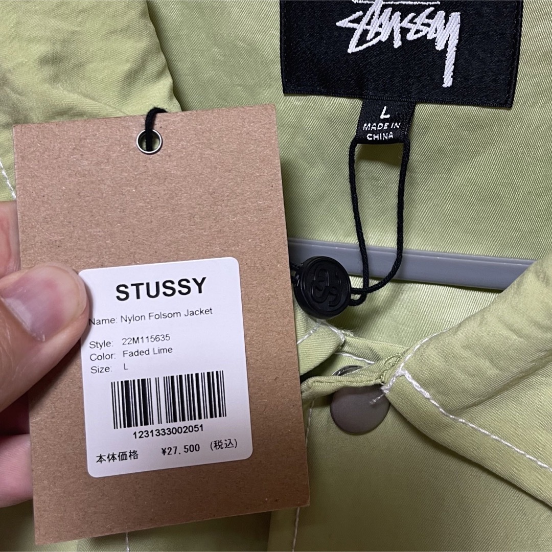 STUSSY(ステューシー)の未使用品　stussy コーチジャケット　 メンズのジャケット/アウター(ナイロンジャケット)の商品写真