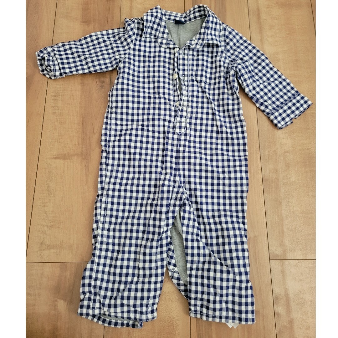 babyGAP(ベビーギャップ)のベビーギャップ　長袖カバーオール　80 キッズ/ベビー/マタニティのベビー服(~85cm)(カバーオール)の商品写真