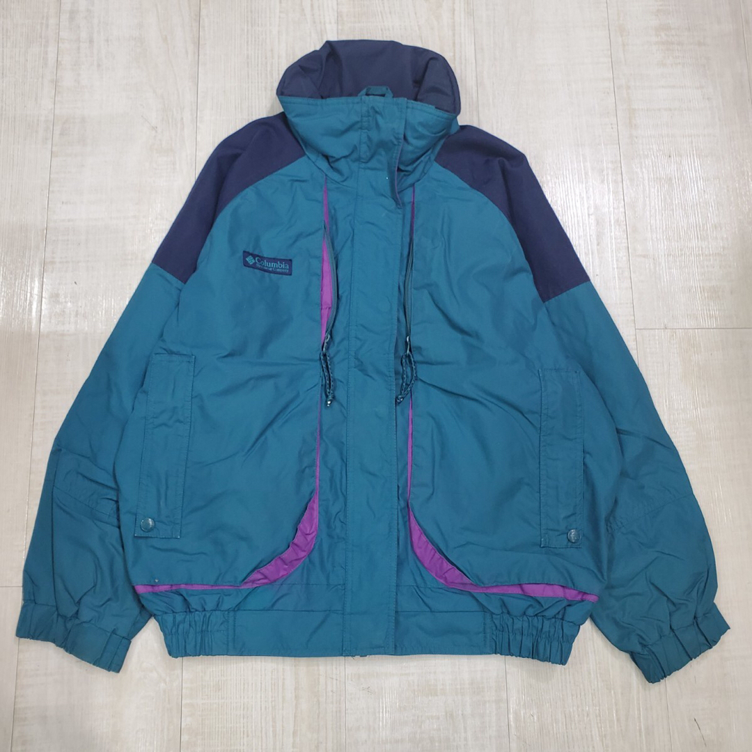 Columbia(コロンビア)の90s vintage Columbia women ナイロン ジャケット M レディースのジャケット/アウター(ナイロンジャケット)の商品写真