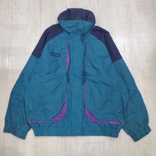 コロンビア(Columbia)の90s vintage Columbia women ナイロン ジャケット M(ナイロンジャケット)