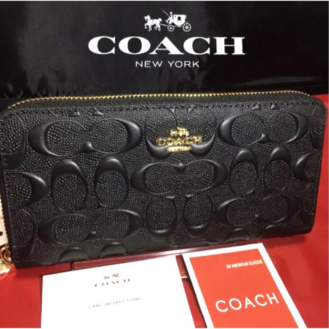 COACH(コーチ)のギフト⭕️ コーチ 長財布　エンボスドシグ 男女兼用 メンズのファッション小物(長財布)の商品写真