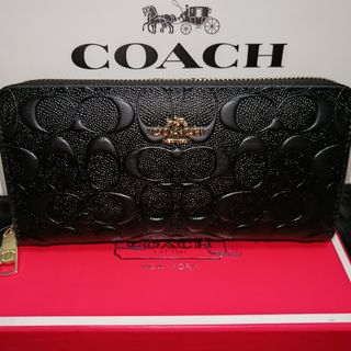 コーチ(COACH)のギフト⭕️ コーチ 長財布　エンボスドシグ 男女兼用(長財布)