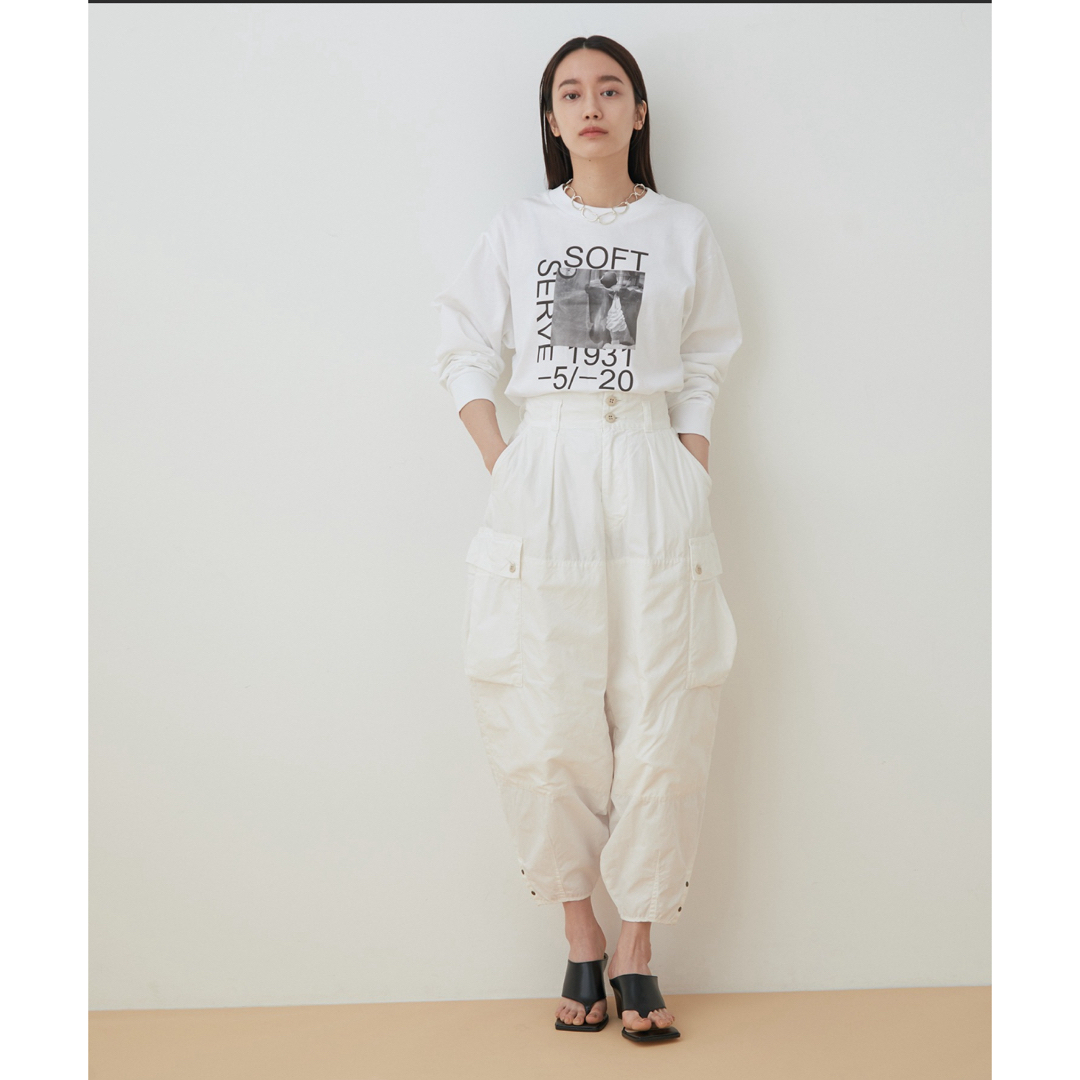 Adam et Rope'(アダムエロぺ)のお値下げADAM ET ROPE' 【接触冷感・UVケア】フォトプリントTシャツ レディースのトップス(Tシャツ(長袖/七分))の商品写真