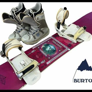 BURTON - バートン FEELGOOD 44 スノー ボード 3点 セット 140cmの通販