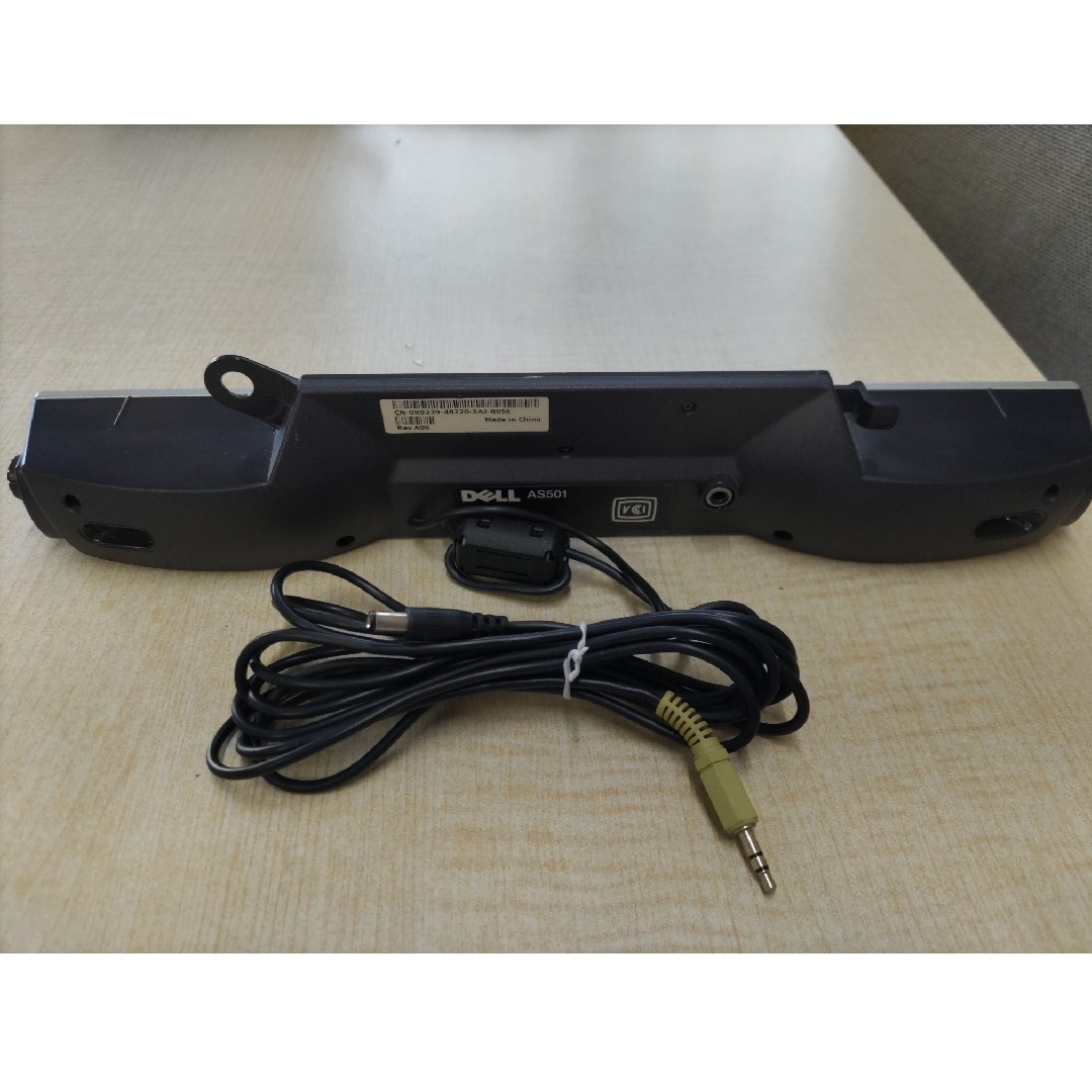 DELL(デル)のDELL製モニター用純正サウンドバー AS501 中古 スマホ/家電/カメラのPC/タブレット(PC周辺機器)の商品写真