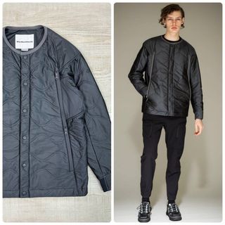 ホワイトマウンテニアリング(WHITE MOUNTAINEERING)の19aw ホワイトマウンテニアリング パッドキルト ノーカラー ジャケット(ノーカラージャケット)