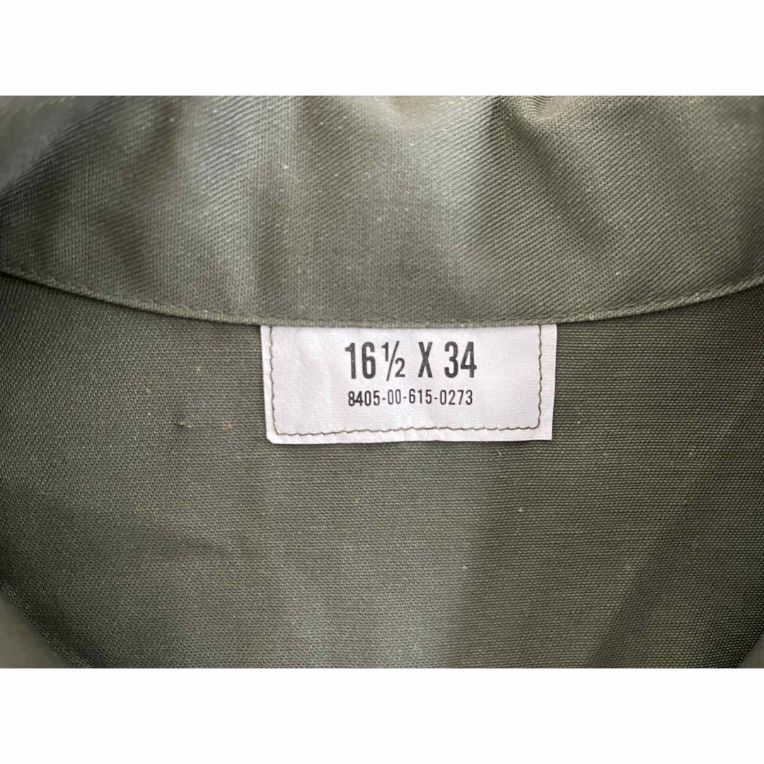 16 1/2 x 34 OG-507  80s 米軍　シャツ　ユーティリティ メンズのトップス(シャツ)の商品写真