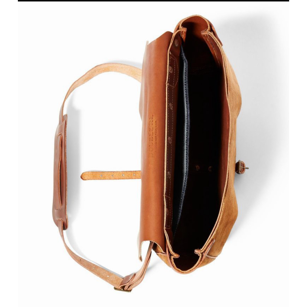 RRL - 新品*RRL*ラフアウト レザーメールバッグ*ダブルアールエルの RRL - 新品*RRL*ラフアウト レザーメールバッグ*ダブルアールエルの