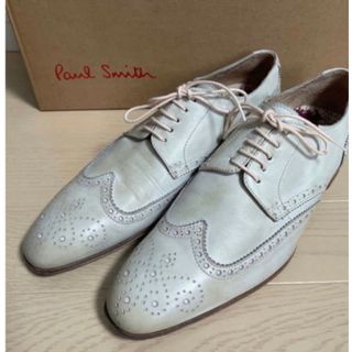 Paul Smith ポールスミス サイズ:8 プレートトゥ レザー ダービー ドレス シューズ Daniel ダニエル 革靴 短靴 ビジネス 外羽根 PS ブラック 黒 ブランド【メンズ】