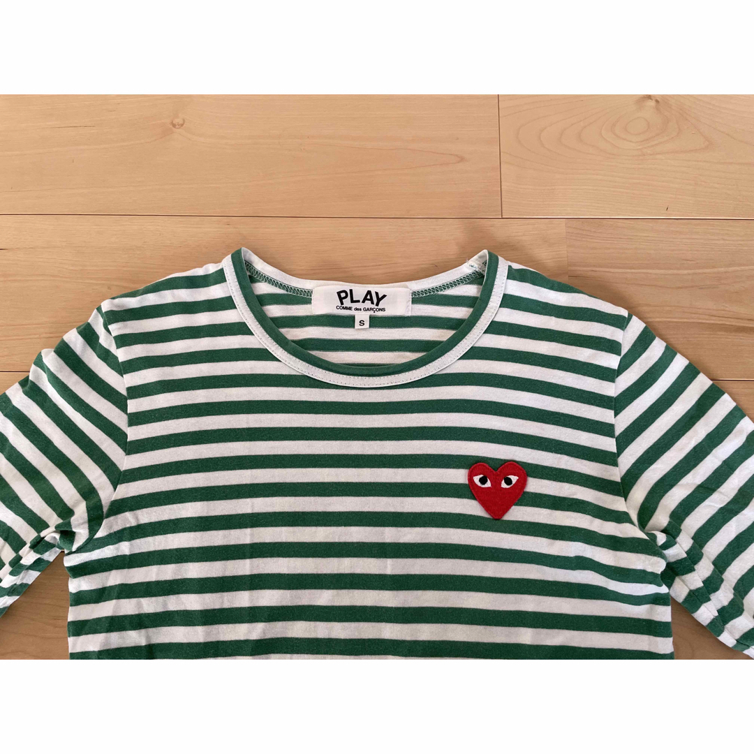 COMME des GARCONS(コムデギャルソン)のC-dubb様専用 PLAY COMME des GARCONS ボーダー レディースのトップス(Tシャツ(長袖/七分))の商品写真