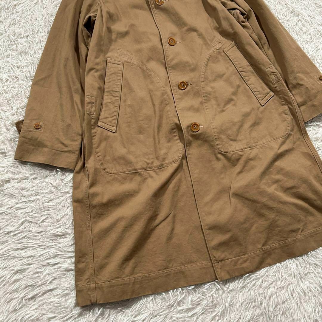 美品✨45R おこめチノの908コート ステンカラーコート ベージュ