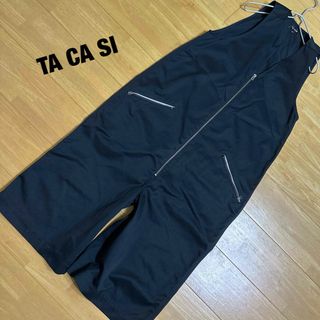 タキャシ(TA CA Si（BEAMS）)のTA CA SI ジップアップオールインワン 日本製(サロペット/オーバーオール)