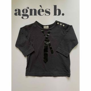 agnes b. - アニエスベー　長袖　Tシャツ　ネクタイ　80 90