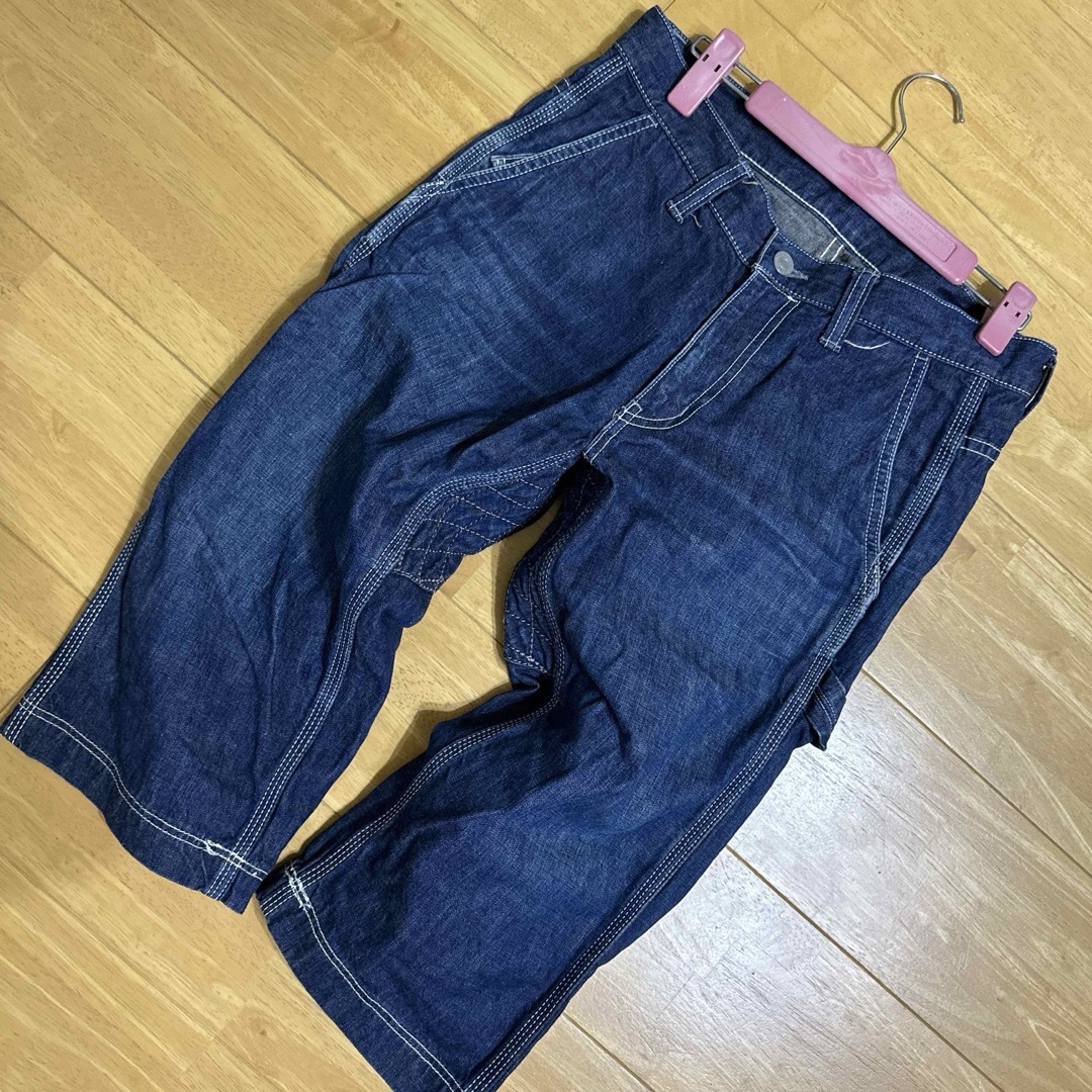 MOMOTARO JEANS(モモタロウジーンズ)の桃太郎ジーンズ MOMOTARO JEANSデニム クロップド メンズのパンツ(デニム/ジーンズ)の商品写真