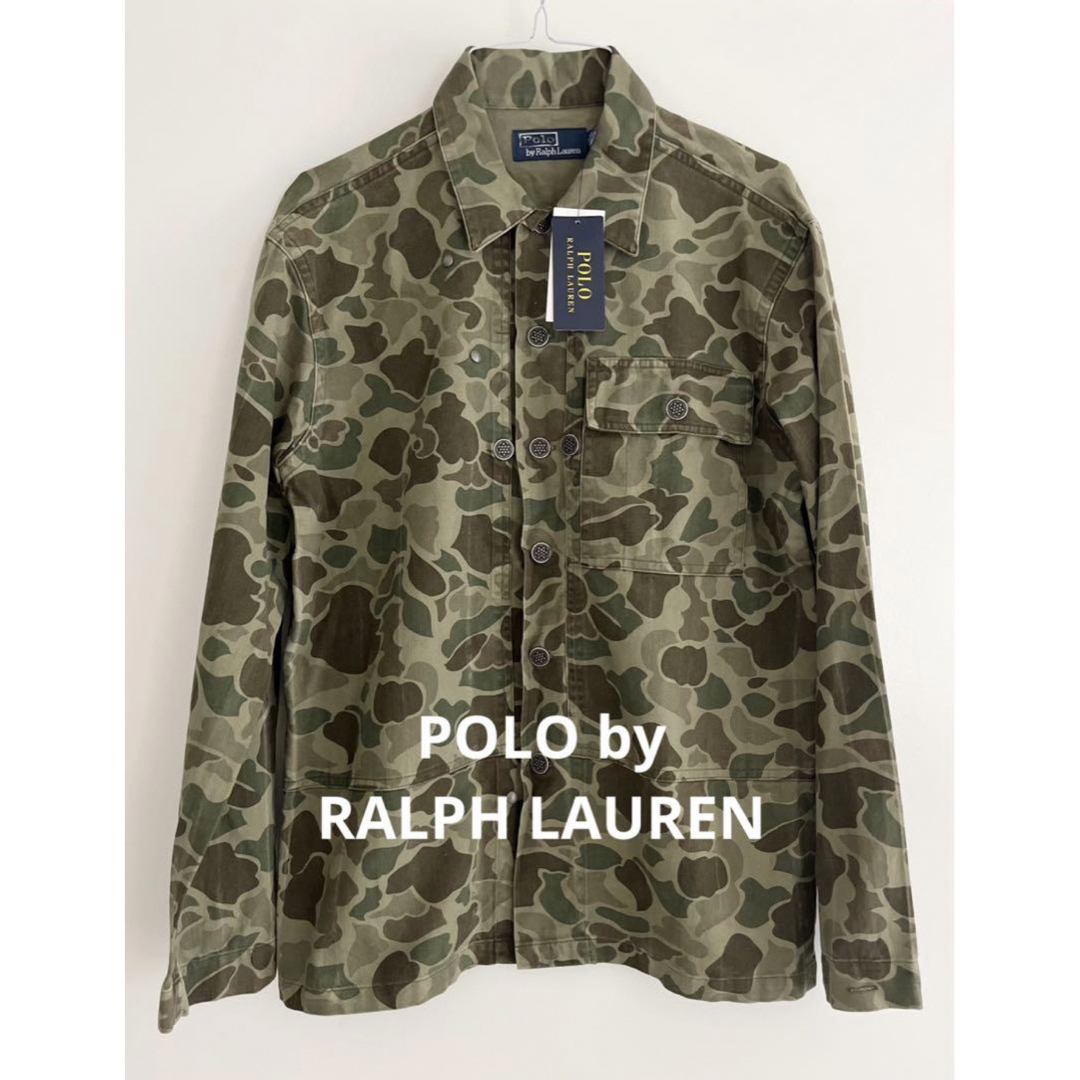 POLO RALPH LAUREN(ポロラルフローレン)のPOLO by ラルフローレン　ミリタリージャケット　シャツ　迷彩　米国購入新品 メンズのジャケット/アウター(ミリタリージャケット)の商品写真