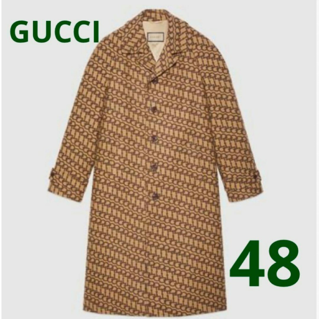 Gucci(グッチ)のGUCCI グッチ　ホースビット コート  48 キャメル メンズのジャケット/アウター(その他)の商品写真