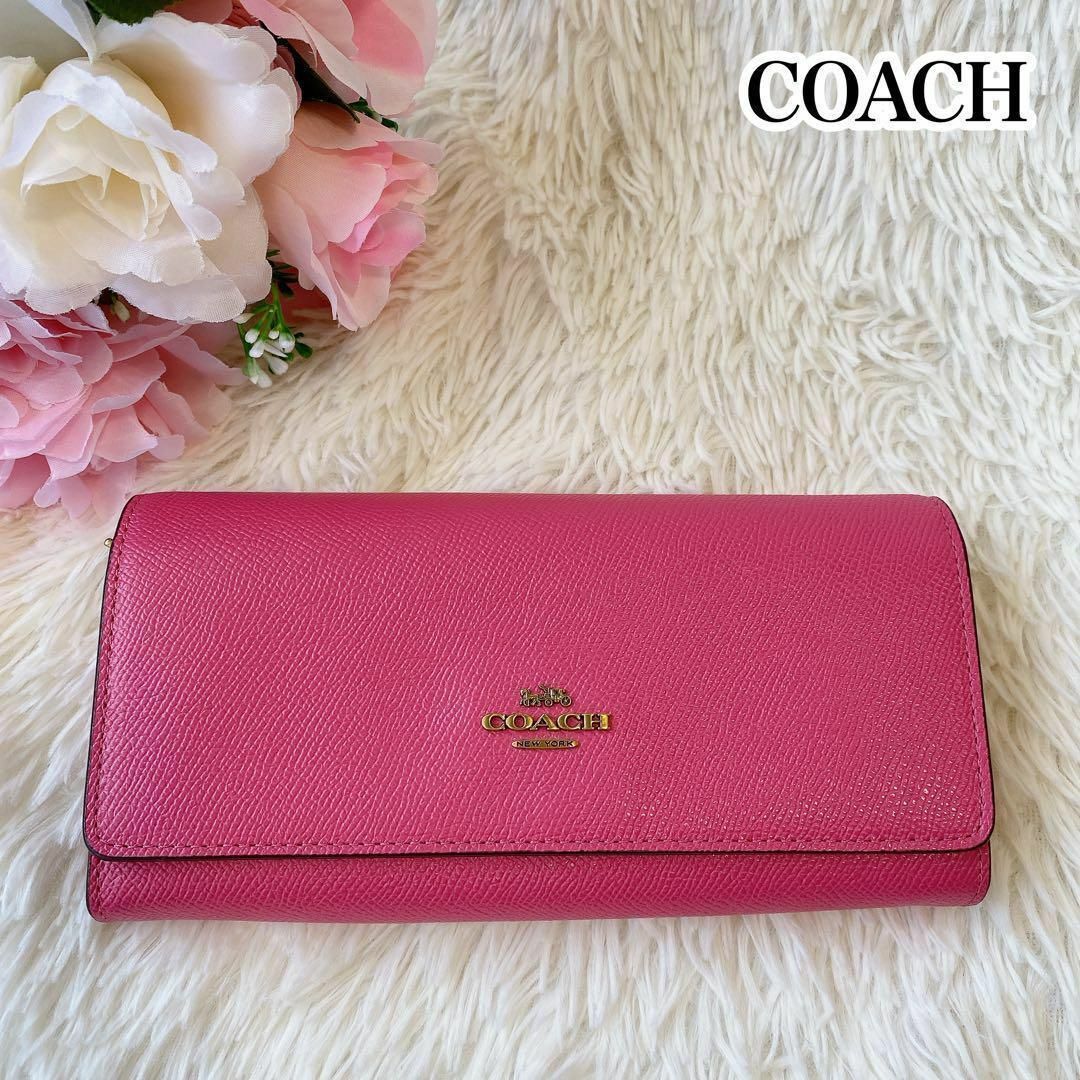 COACH コーチ 二つ折り財布 長財布 - 小物