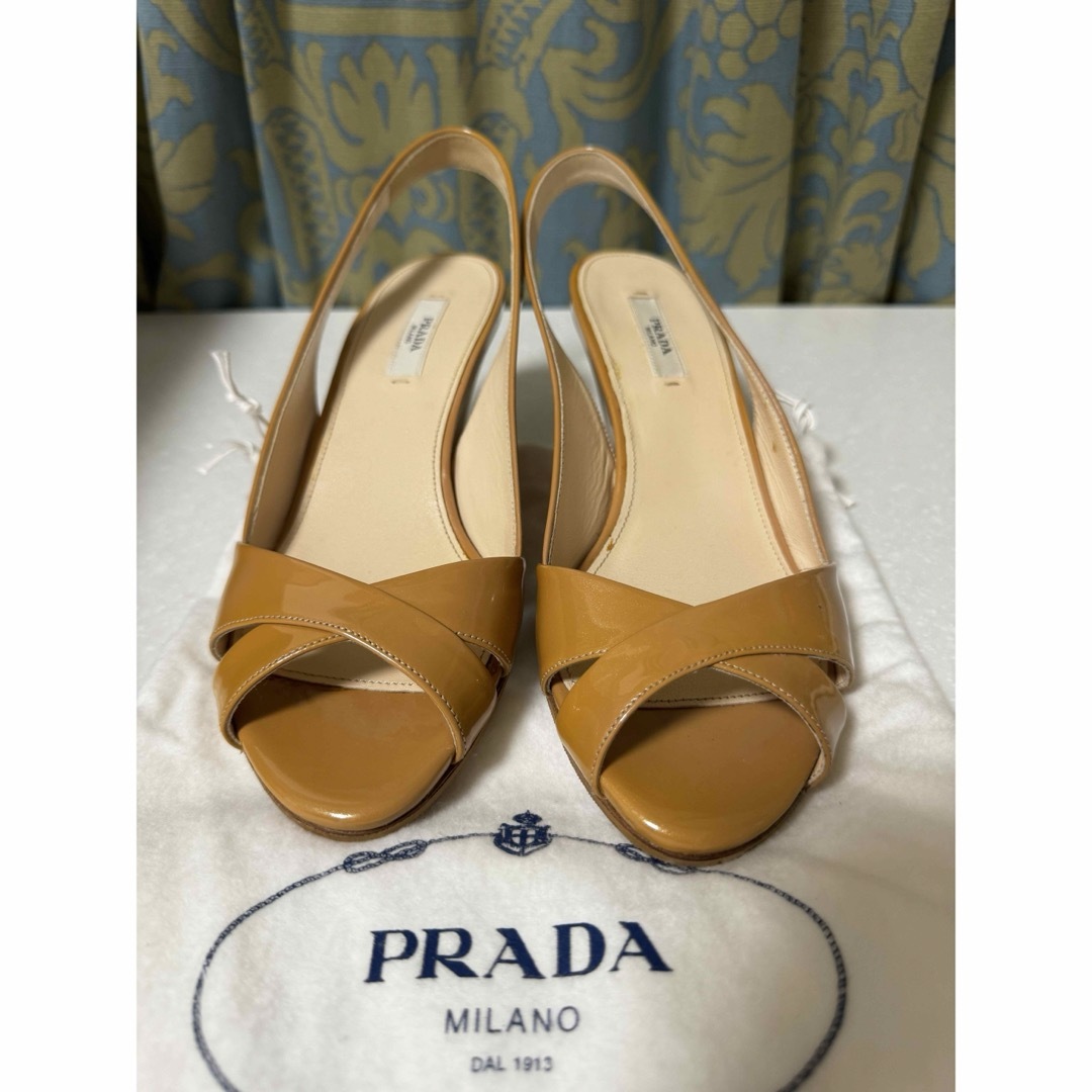 【廃番 / 極美品】 PRADA (プラダ) レディース 牛革 パンプス ⑤