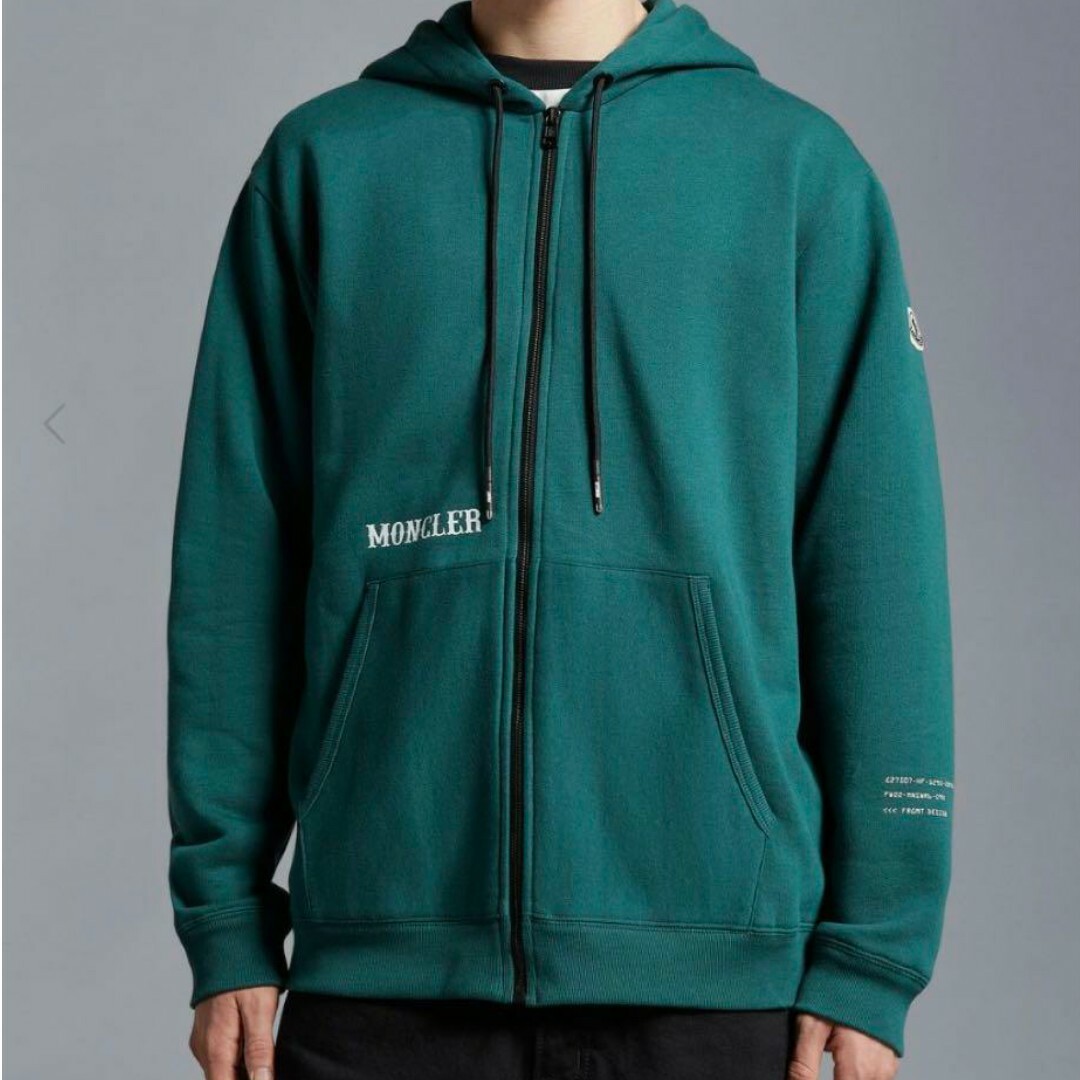 パーカーMoncler X Fragment EMBROIDERED HOODIE L