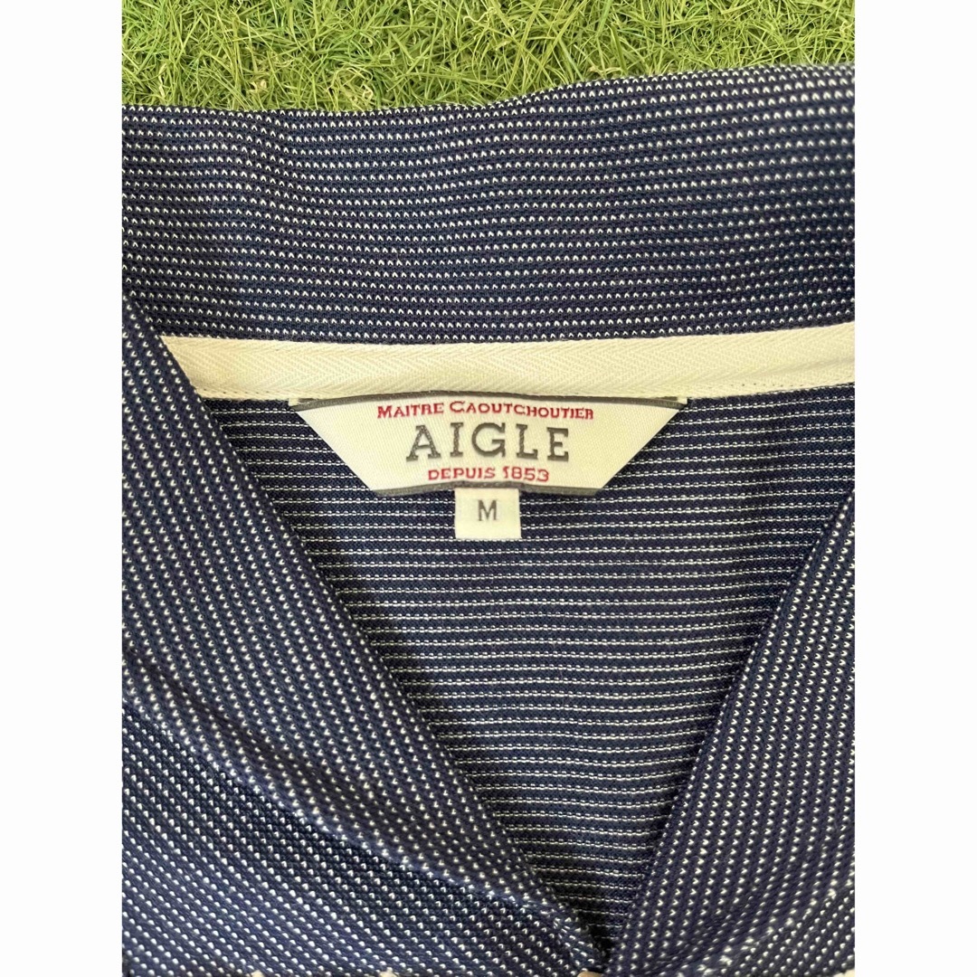 AIGLE(エーグル)のAIGLE エーグル ポロシャツ　サイズM メンズのトップス(ポロシャツ)の商品写真