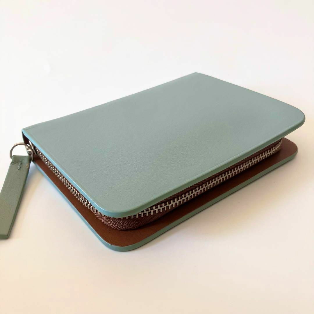 MARGARET HOWELL(マーガレットハウエル)の新品 マーガレットハウエルアイデア 折り財布 財布 ベンジャミン ブルー レディースのファッション小物(財布)の商品写真
