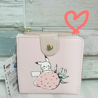 新品♡ ポケモン ミニ財布 いちご ピカチュウ♡