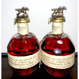 タカラシュゾウ(宝酒造)のブラントン　シングル　 2本set [新品.箱付き.正規品] Blanton's(ウイスキー)