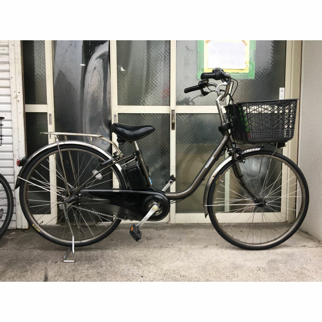 自転車地域限定送料無料　ビビ　DX　16AH　新基準　グレー　神戸市　電動自転車