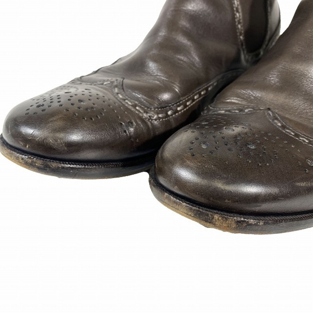 Bottega Veneta(ボッテガヴェネタ)のボッテガヴェネタ サイドゴア ウイングチップ ブーツ シューズ ステッチ メンズの靴/シューズ(ブーツ)の商品写真