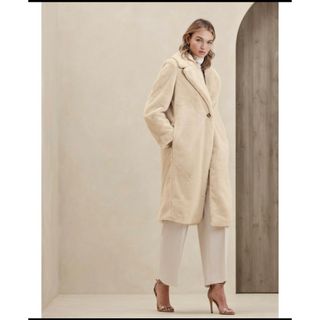 BANANA REPUBLIC FACTORY STORエコファーロングコート(ロングコート)