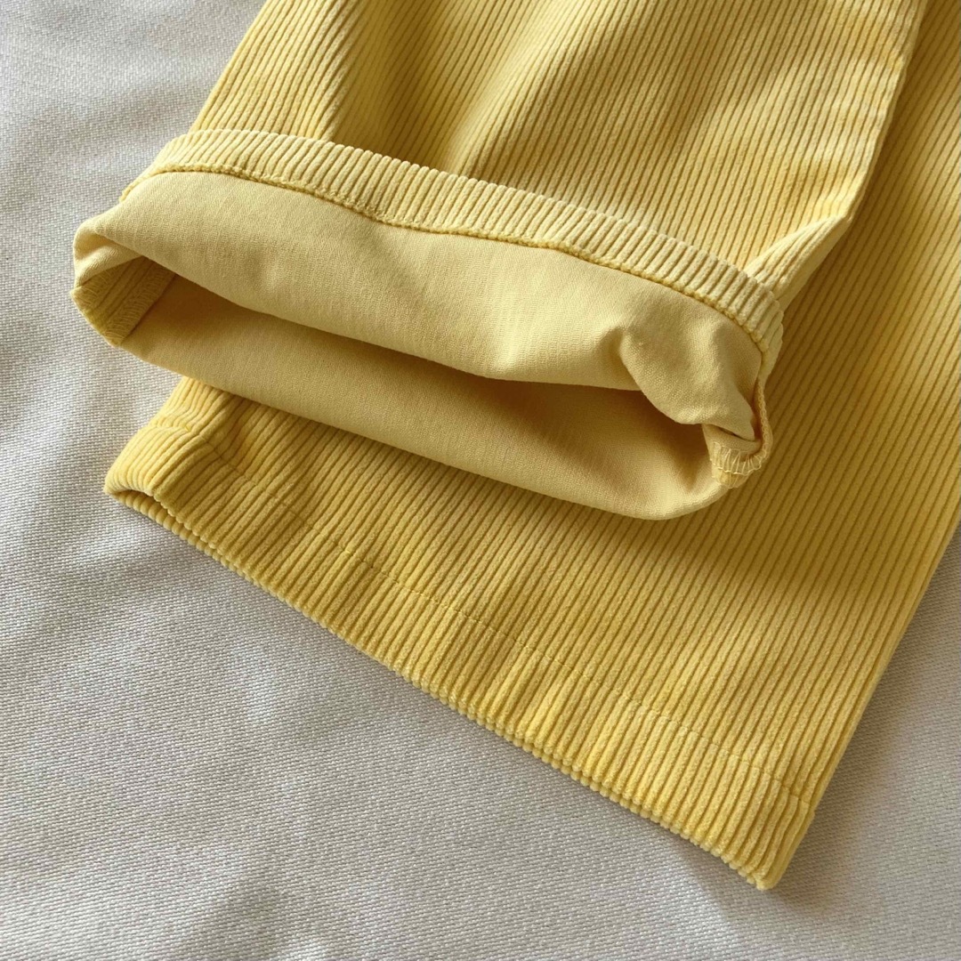 Ralph Lauren(ラルフローレン)のポロ ラルフローレン 太畝コーデュロイ ストレッチ パンツ 黄色 イエロー レディースのパンツ(カジュアルパンツ)の商品写真