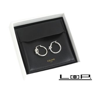 セリーヌ(celine)の■未使用■　セリーヌ ノット ピアス アクセサリー シルバー SV 箱 【68805】(ピアス)