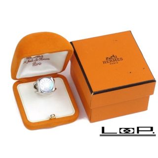 エルメス(Hermes)の■新同■　エルメス コロゾ セリエ リング 指輪 シルバー SS #50 箱 【68539】(リング(指輪))